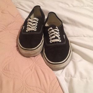 black vans size 8.5m/10w